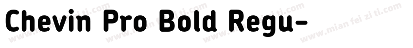 Chevin Pro Bold Regu字体转换